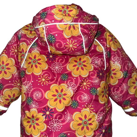 Hanna Andersson Pink Colorful Jacket Toddler Girls 90 3 Zip Hoodie Lightweight - Picture 7 of 10